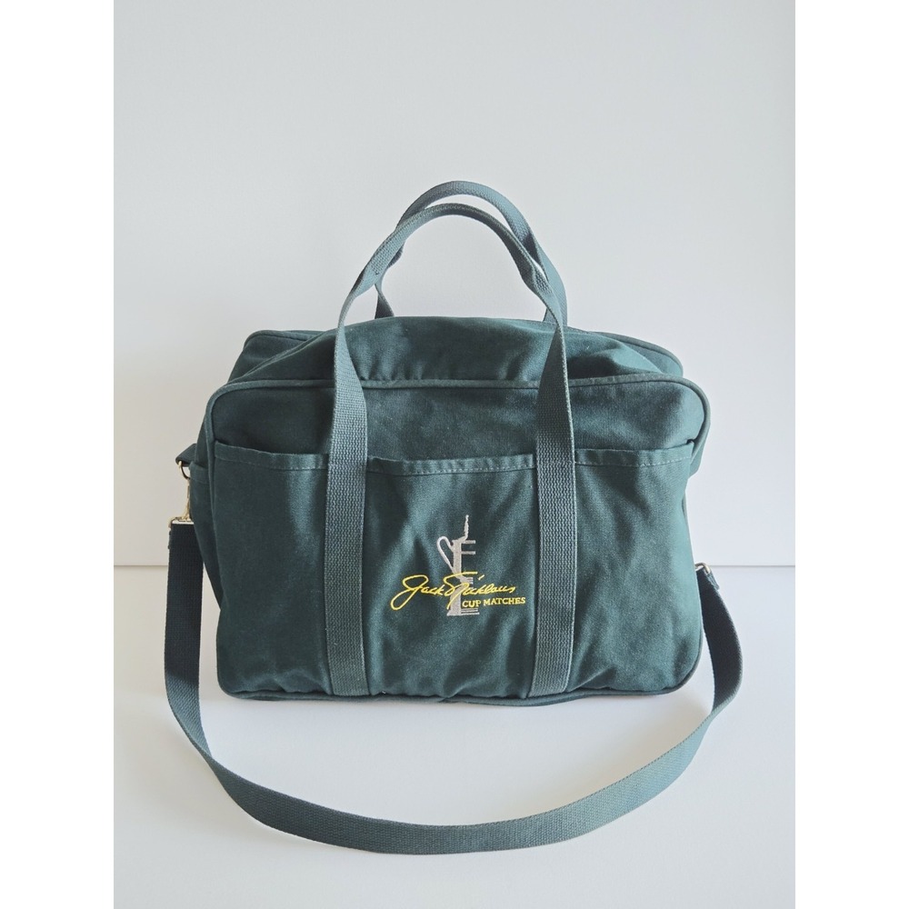 Vintage‎ WARDEN BROOKS X JACK NICKLAUS Cup Matches Golf Canvas Duffle Sport Bag